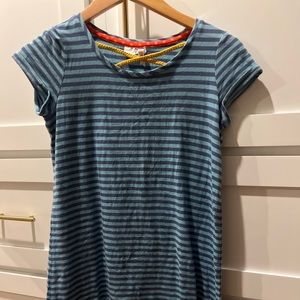 Matilda Jane size 12 NWOT blue striped dress